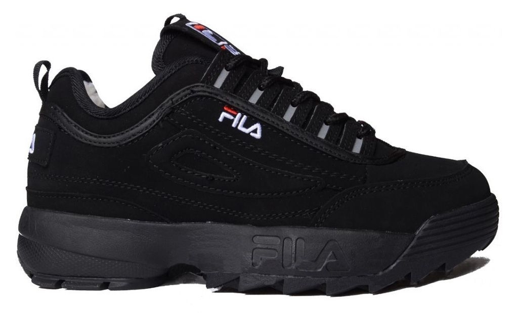 fila disruptor 2 black and white