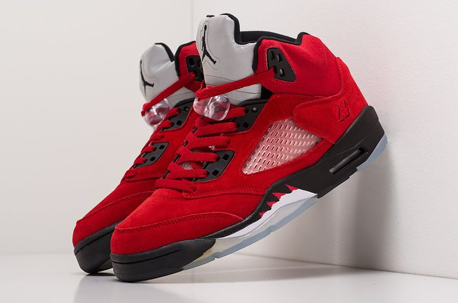Nike Air Jordan 5 Retro Red Suede 