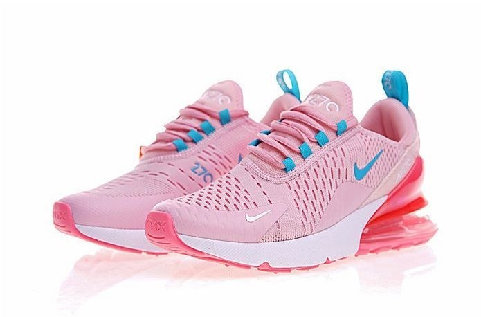pink white and blue air max