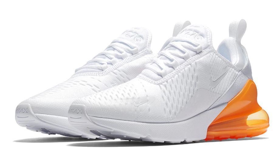 Nike Air Max 270 White Orange 016 50