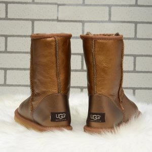 UGG Classic Short leather Gold