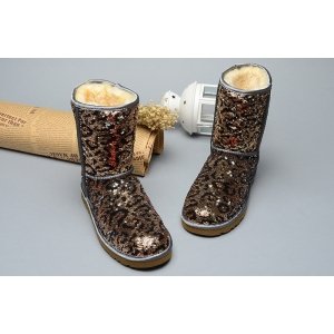 UGG Classic Short Sparkles Brown