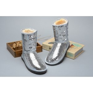 UGG Short Sparkles silver