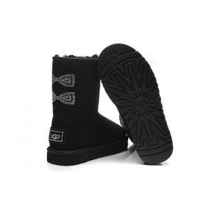 UGG Crystal Bow Black