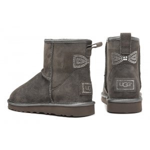 UGG Mini Crystal Bow Gray