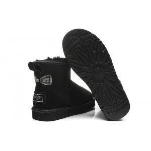 UGG Mini Crystal Bow Black