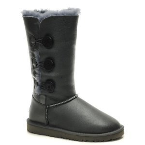 UGG Bailey Button Triplet Metallic-Grey