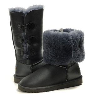 UGG Bailey Button Triplet Metallic-Grey