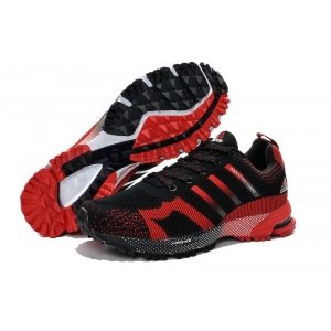 Adidas Marathon Flyknit Men (Black/Red) (001)
