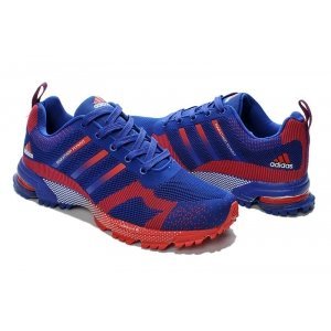 Adidas Marathon Flyknit Men (Blue/Red) (004)
