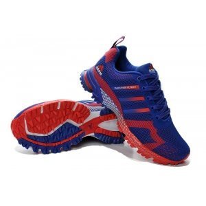 Adidas Marathon Flyknit Men (Blue/Red) (004)