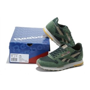 Кроссовки Reebok Classic Leather Utility (Olive/Canvas/Chino/Prchmnt) (002)