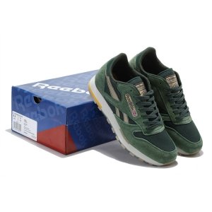 Кроссовки Reebok Classic Leather Utility (Olive/Canvas/Chino/Prchmnt) (002)