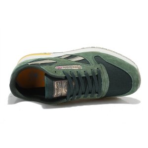 Кроссовки Reebok Classic Leather Utility (Olive/Canvas/Chino/Prchmnt) (002)