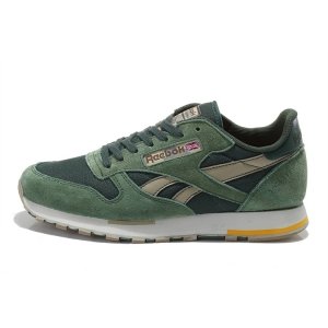 Кроссовки Reebok Classic Leather Utility (Olive/Canvas/Chino/Prchmnt) (002)