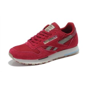 Кроссовки Reebok Classic Leather Utility (Pink/Cement/Canvas) (005)