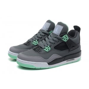 Nike Air Jordan 4 Retro Women (Grey-/Jade/Gris/Jade) (001)