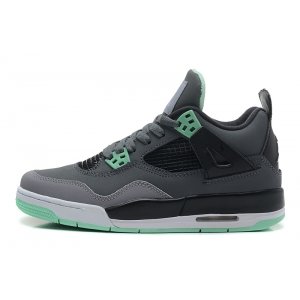 Nike Air Jordan 4 Retro Women (Grey-/Jade/Gris/Jade) (001)