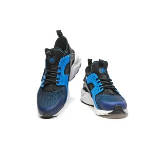 Nike Air Huarache Men (Black/White/Lyon Blue) (009)