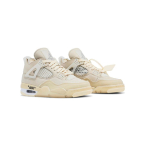 Кроссовки Nike Air Jordan 4 Retro Off-White "Sail"