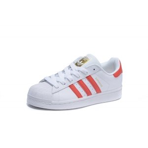 Adidas Superstar II (White/red) (012)