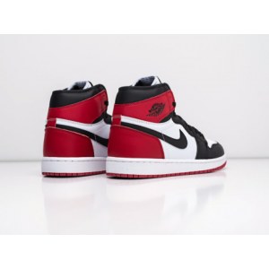 Кроссовки Jordan 1 Retro "Black Toe" Зимние