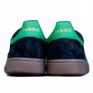 Кроссовки Adidas Handball Spezial Черный-Зеленый (002)