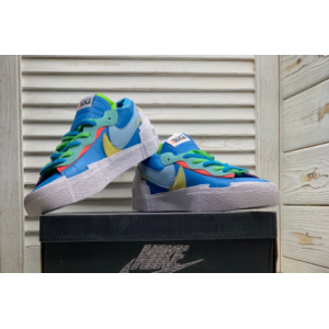 Кроссовки Nike KAWS X Sacai X Blazer Low Синий (033)