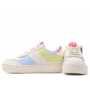 Nike Air Force 1 Shadow Double Swoosh Sail Pink Purple