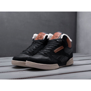 Кроссовки Reebok Classic With Fur (Black/Biege) (021)