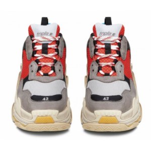 Кроссовки Balenciaga Triple S (Grey/Red/Blue) (001)