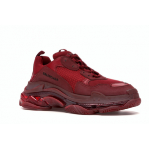 Кроссовки Balenciaga Triple S Burgundy Red (004)