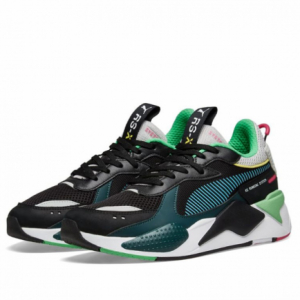 Кроссовки PUMA RS-X Toys(Black/Green) (002)