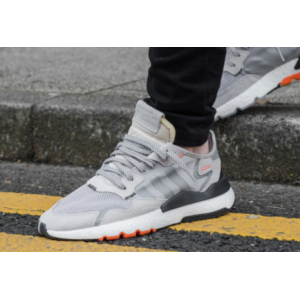 Кроссовки Adidas Nite Jogger Grey Two Solar Orange 