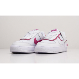 Nike Air Force 1 Shadow White/Pink (Бело-розовые)