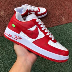 Кроссовки Nike Air Force 1 Low X Louis Vuitton White/Red