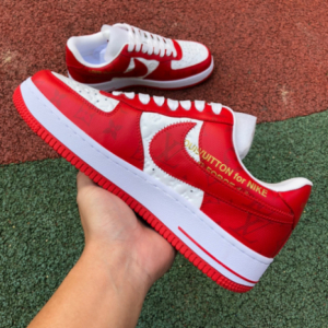 Кроссовки Nike Air Force 1 Low X Louis Vuitton White/Red