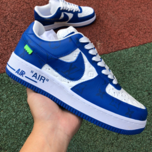 Кроссовки Nike Air Force 1 Low X Louis Vuitton White/Team Royal