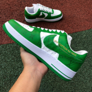 Кроссовки Nike Air Force 1 Low X Louis Vuitton White/Green