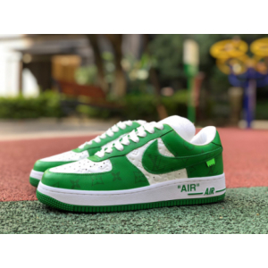 Кроссовки Nike Air Force 1 Low X Louis Vuitton White/Green