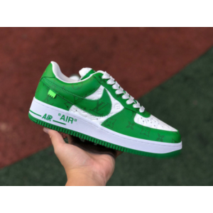 Кроссовки Nike Air Force 1 Low X Louis Vuitton White/Green