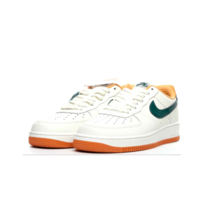 Кроссовки Nike Air Force 1 low cream white beige green gum