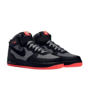 Кроссовки Nike Air Force 1 Mid Dark Grey Crimson