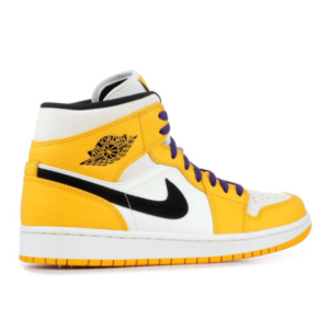 Кроссовки Nike Air Jordan 1 Mid Lakers