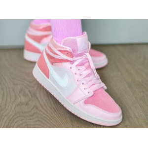 Кроссовки Nike Air Jordan 1 Mid Digital Pink