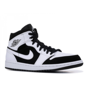 Кроссовки Nike Air Jordan 1 Retro Mid White/Black