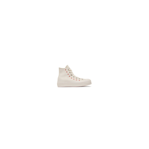 Кеды Converse Chuck Taylor All Star Lift Platform High Embroidered Hearts White