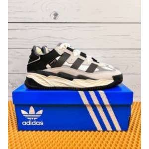 Кроссовки Adidas Niteball Blackwhite на меху