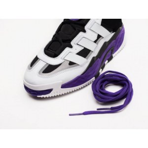 Кроссовки Adidas Niteball White Black Purple Зимние