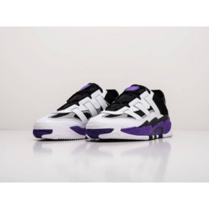 Кроссовки Adidas Niteball White Black Purple Зимние